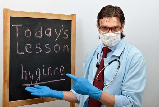 Teacher and Hygiene